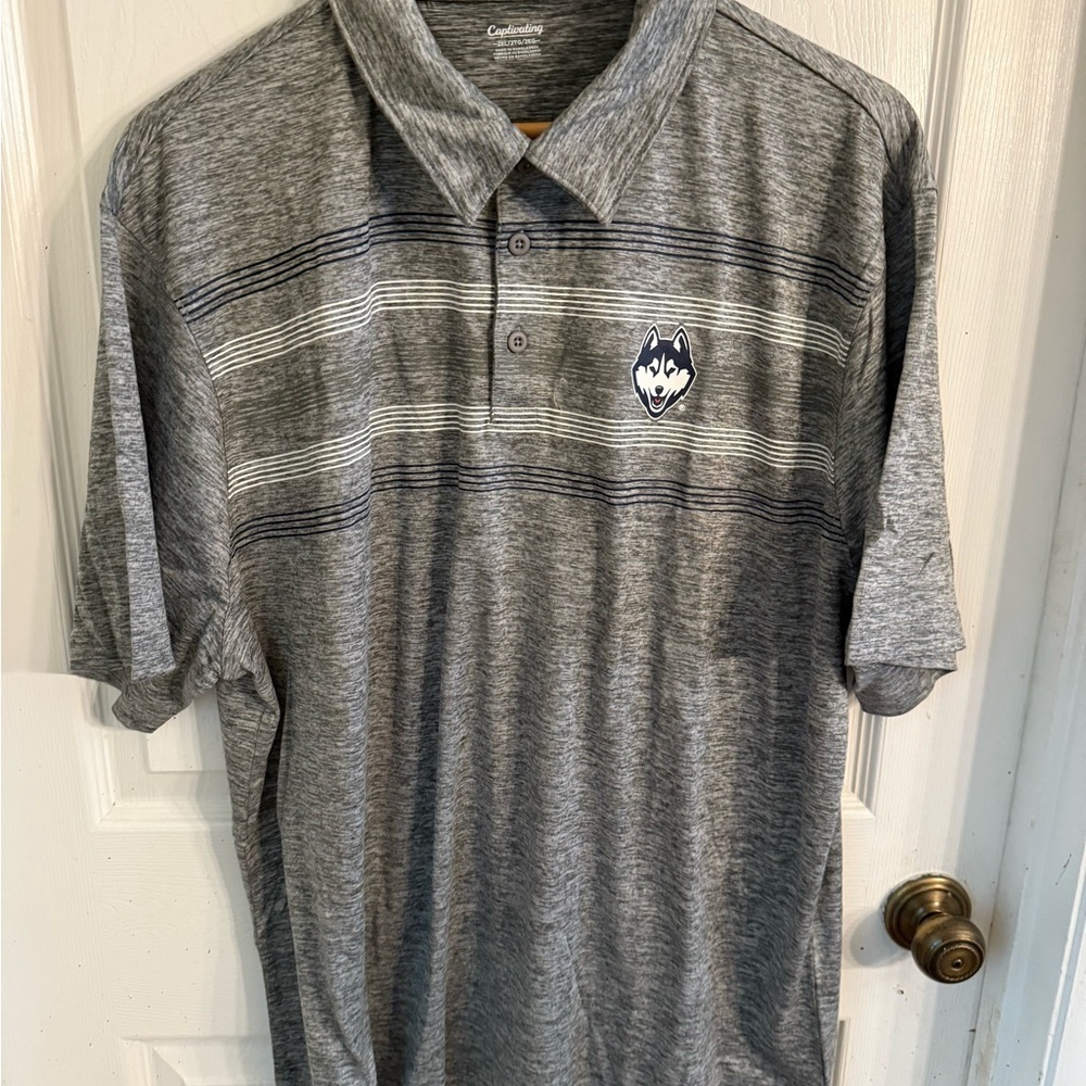 Captivating UCONN Huskies Collegiate Polo SZ. XXL NWOT